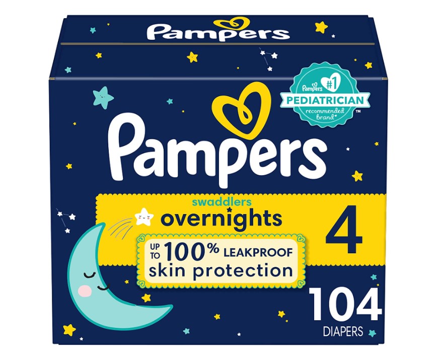 Diapers Size Count Pampers Swaddlers Overnights Disposable