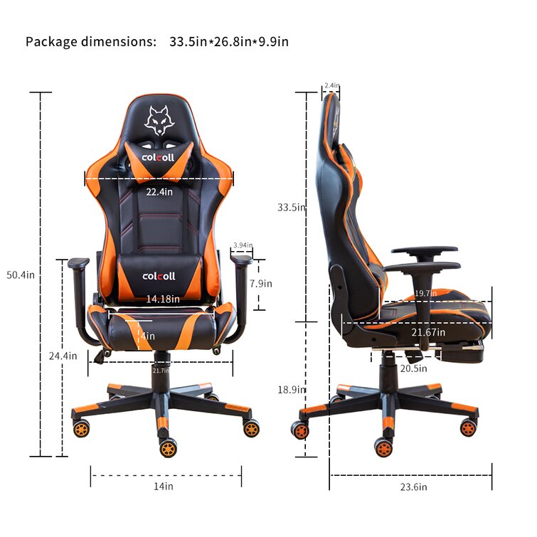 Colcoll Gaming Chairs Office Chairs Video Game Chair Backrest And Seat ...