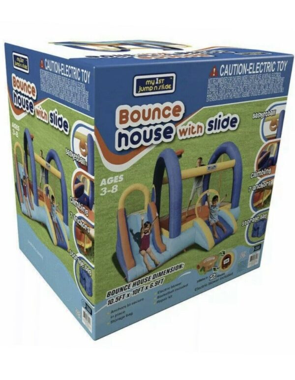 little tykes bounce house with slide