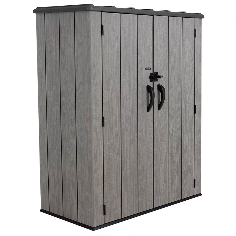 Lifetime 53 Cubic Feet Vertical Storage Shed - Costless WHOLESALE - La ...