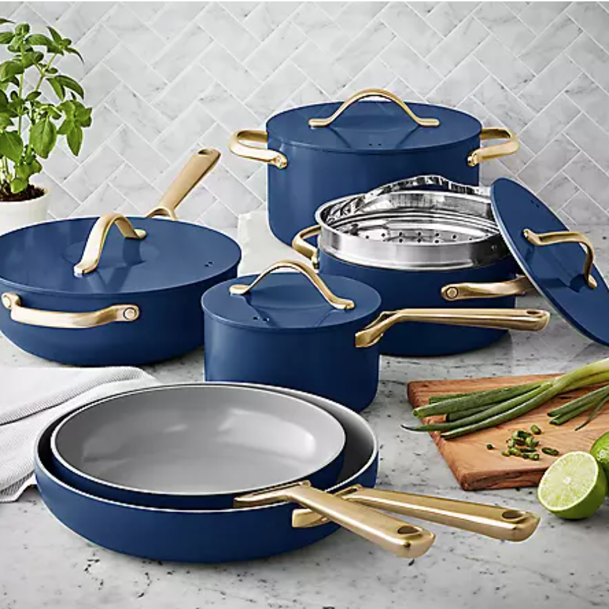 Member's Mark 11-Piece Modern Ceramic Cookware Set - Costless WHOLESALE ...