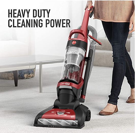 Hoover Windtunnel Max Capacity Upright Vacuum Cleaner with HEPA Media Filtration, UH71100