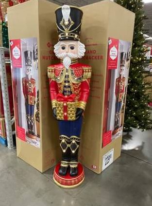 Member’s Mark Pre-Lit 6 ft tall Grand NutCracker! 15 Warm White LED ...