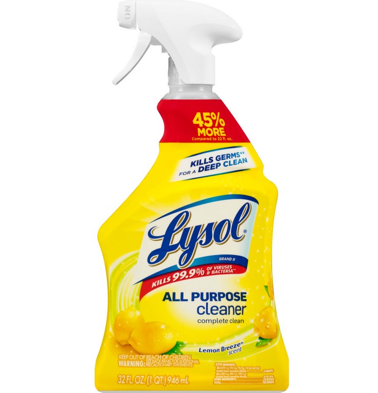 Lysol All Purpose Cleaner Lemon Breeze Scent 32 Oz Costless Wholesale Online Shopping 4337