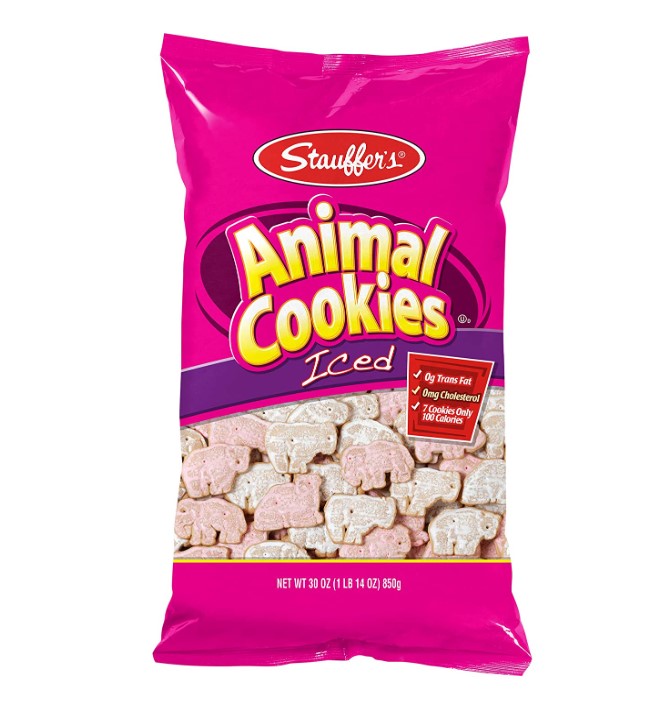 Stauffer's Iced Animal Cookies - 30 oz - Sweet Cracker Snacks ...