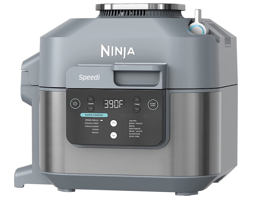 Ninja Sf301 Speedi Rapid Cooker And Air Fryer 6 Quart Capacity 12 In 1 Functions To Steam Bake