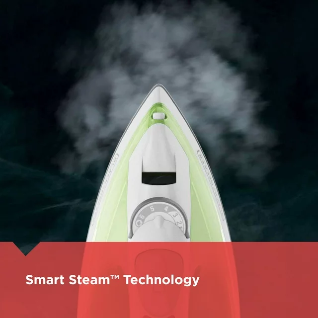 thumbnail image 2 of Black+Decker Easy Steam Compact Iron IR02V-T - 1200W Steam Iron With Spray & Anti-Drip 2 of 13
