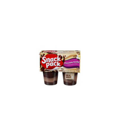 Snack Pack Chocolate Vanilla 4-Pack