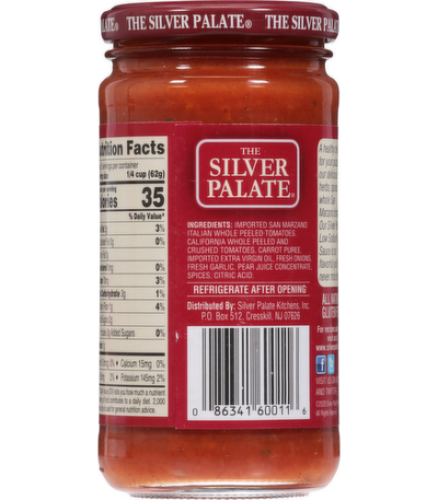 The Silver Plate Pizza Sause
