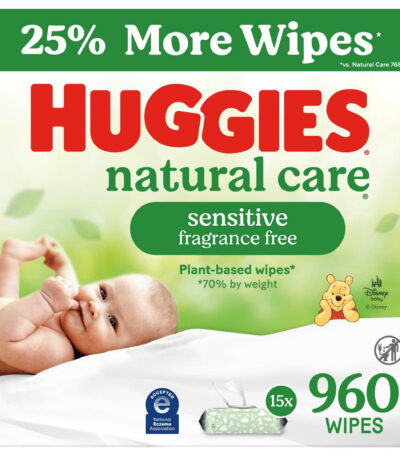 Huggies Natural Care Wipes 960 ct