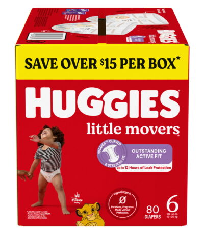 Huggies Little Movers Baby Diapers 4(66 ct)