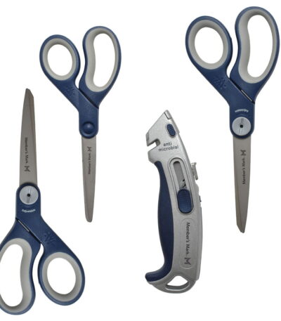 Member's Mark Anti-Microbial Scissors with Box Cutter