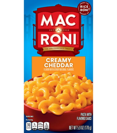 Mac a Roni Pasta Mix Creamy Cheddar 5.9 oz Box Single Pack