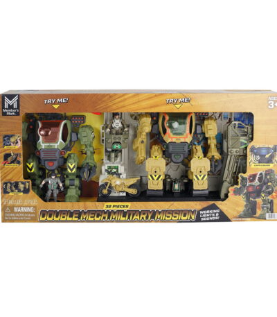 Member's Mark Double Mech Military Mission Work Light & Sounds Toy's Ages 3