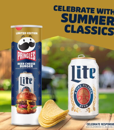Pringles Crisps Beer Cheeseburger 5.57 oz