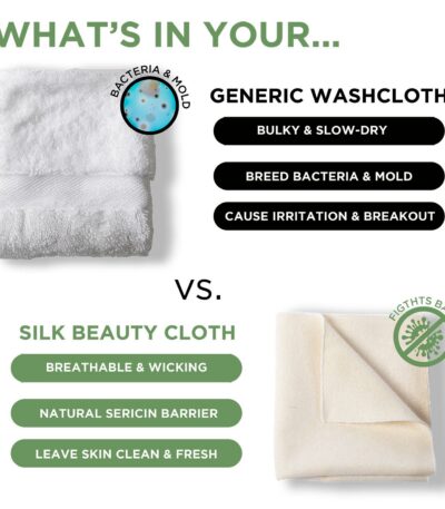 Night Silk Washcloth