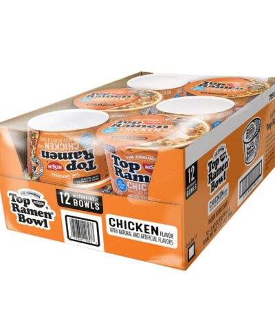 Nissin Top Ramen Bowl Chicken 6-Pack