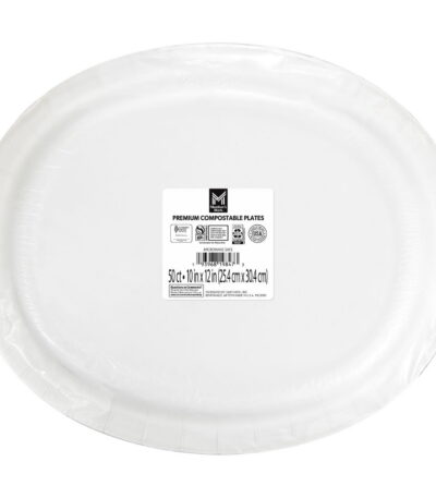 Member's Mark Harvest of Plenty Oval Paper Plates
