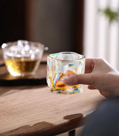 Thyme & Table 4 pc Tortoise Glass Set