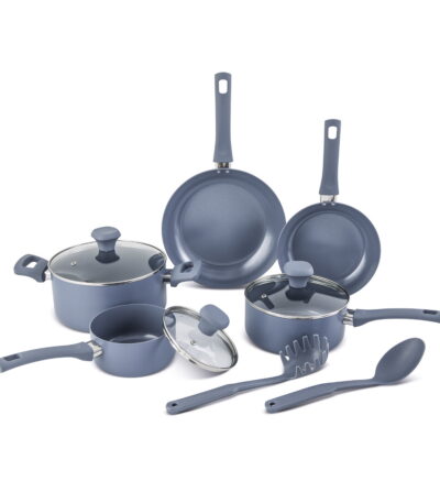 Tramontina 5-qt All-In-One Plus Ceramic Non-Stick Pan 7-piece Set Gray