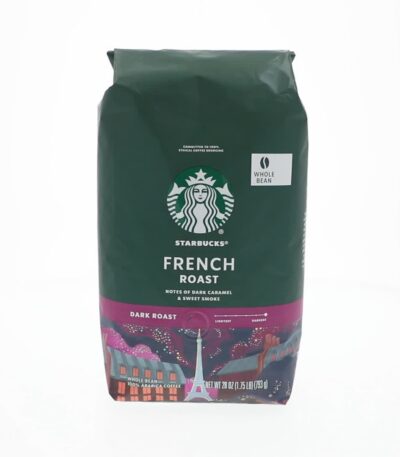 Starbucks Ground Coffee—Dark Roast Coffee—French Roast—100% Arabica—1 Bag (28 oz)