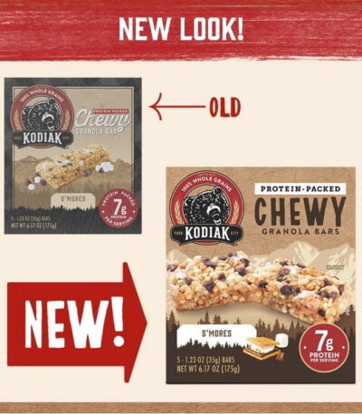 Kodiak Chevy Granola Bars Protein Packed