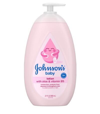 Johnson S Moisturizing Pink Baby Lotion with Coconut Oil (33.8 fl oz.)