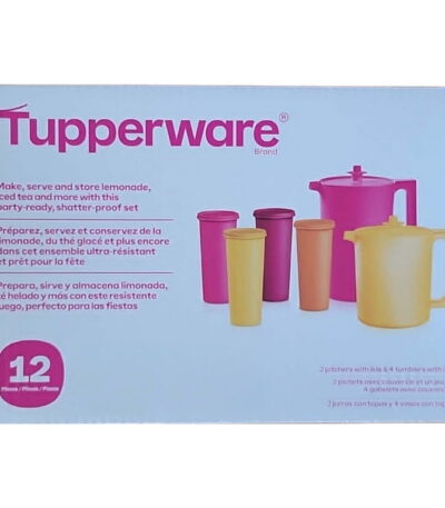 Tupperware Party-Ready Shatter-Proof Versatile Beverage Drinkware Set 12 ct