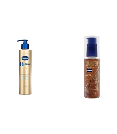 Vaseline Radiant X Even Tone Nourishing Coconut Oil Body Lotion for Dry Skin 11 oz