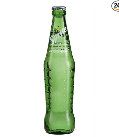 Mexican Sprite Glass Bottle