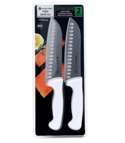 Member's Mark 7" Non-Slip Handle Santoku Slicing Knife