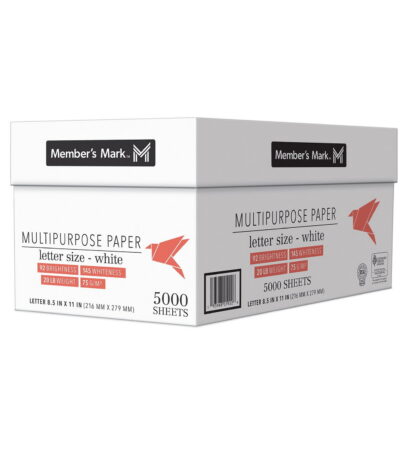 Member's Mark Multipurpose Copy Paper, 20 lb., 92 Bright