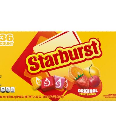 Starburst Original Full Size Fruity Chews Candy