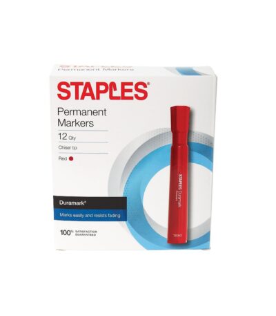 Staples Permanent Markers 12-Pack