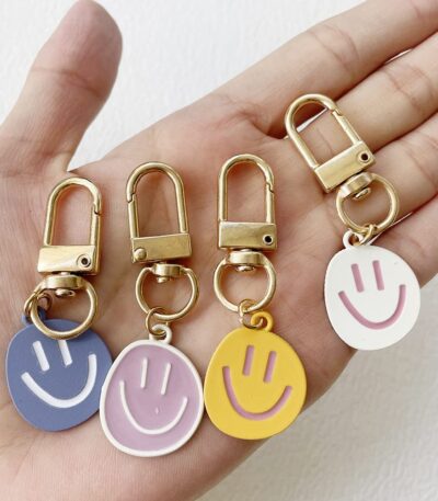 Smiley Face Keychain