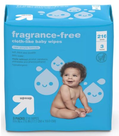 Up & Up Fragrance Free Wipes 72 ct