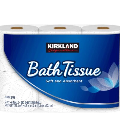 Kirkland Signature Bath Tissue, 2-Ply, 380 Sheets