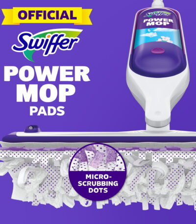 Swiffer Power Mop Multi-Surface Mopping Pad Refills for Floor Cleaning