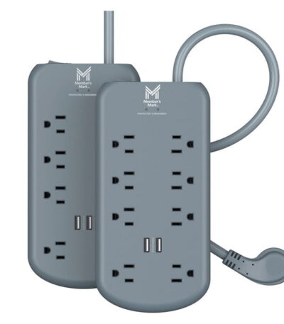 Member's Mark Surge Protector Bundle with USB (2-Pack)