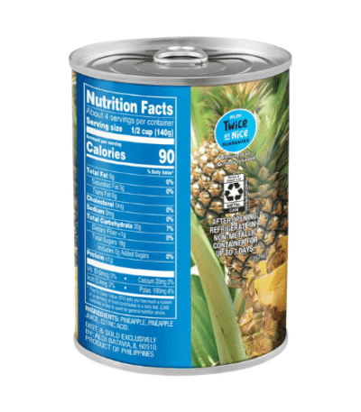 Sweet Harvest Pineapple Chunks 20 oz