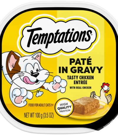 Temptations Pate in Gravy Seafood and Chicken Flavor Wet Cat Food