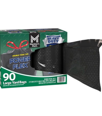 Member's Mark 39 gal Power-Guard Drawstring Yard Trash Bags (90 ct.)