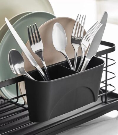 Member's Mark Modern Dish Rack with Utensil Caddy and Glassware Holder