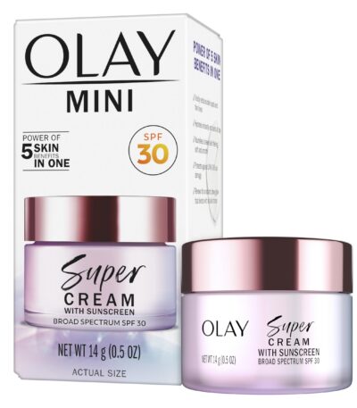 OLAY Super Cream Ultra Lightweight Facial Moisturizer Sunscreen - SPF 30 - 0.5 oz