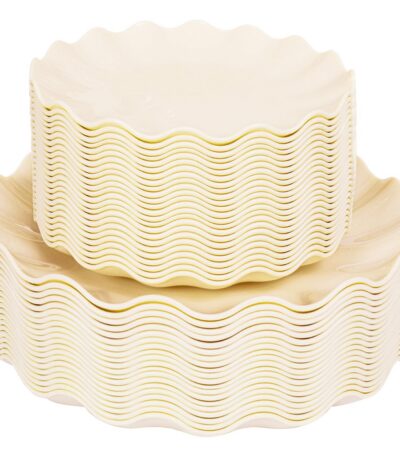 Ideal Dining Plastic Plates 50-Pack
