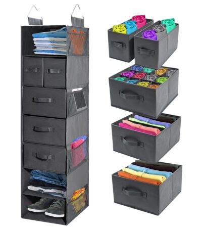 Tidy Zebra Hanging Organizer Gray