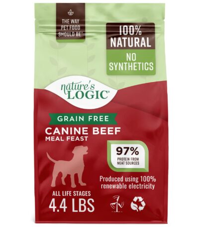 Nature's Logic Beef Meal Feast Dry Dog Food 4.4 lb