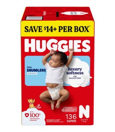 Huggies little snugglers 136 ct