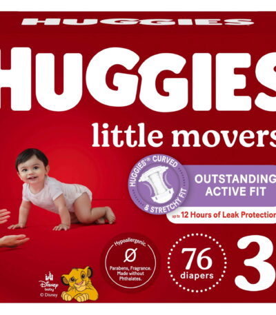Huggies Little Movers Baby Diapers 3 ct
