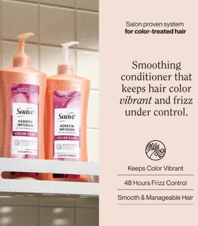 Suave Keratin Infusion Color Care Daily Conditioner 28 fl oz